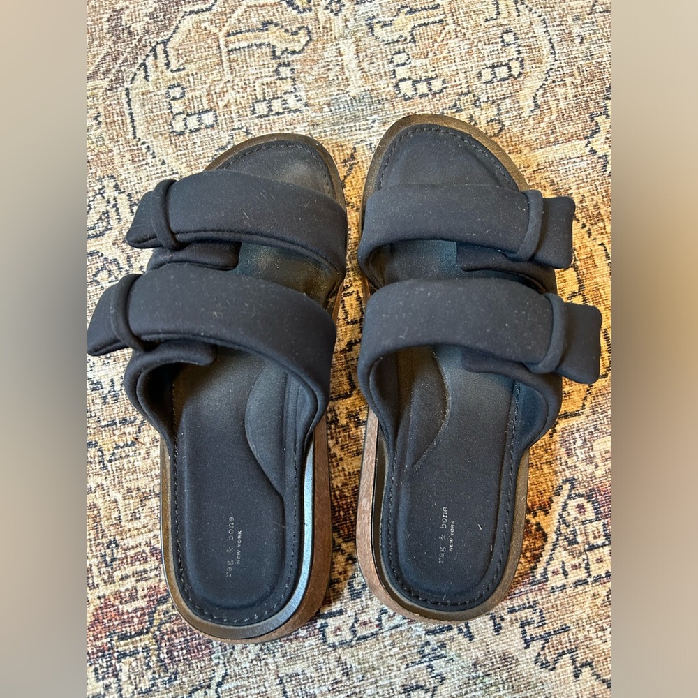 Rag & Bone Black Sandals